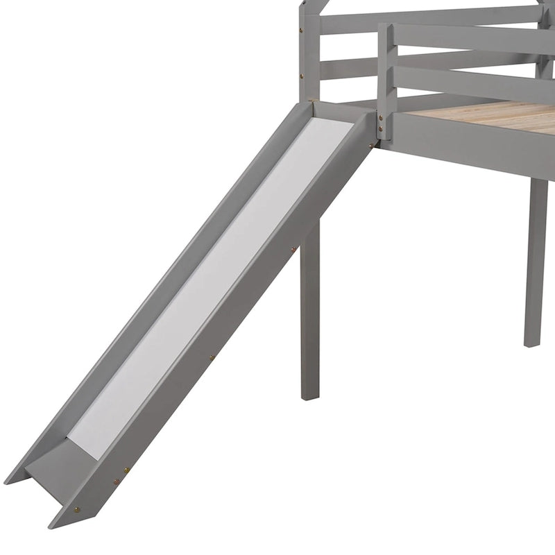 Twin Loft Bed with Slide