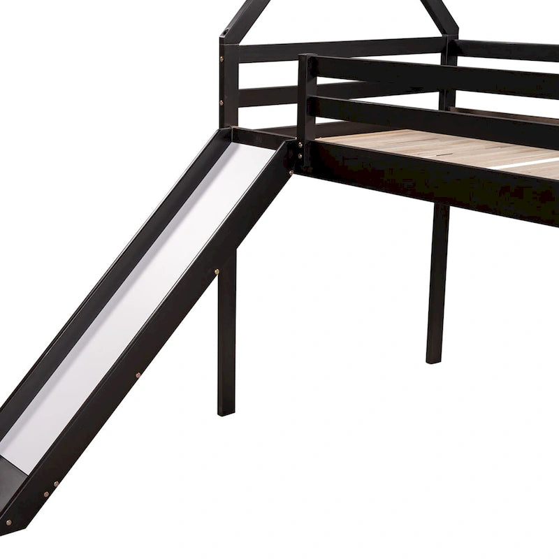 Twin Loft Bed with Slide