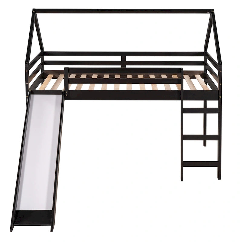 Twin Loft Bed with Slide