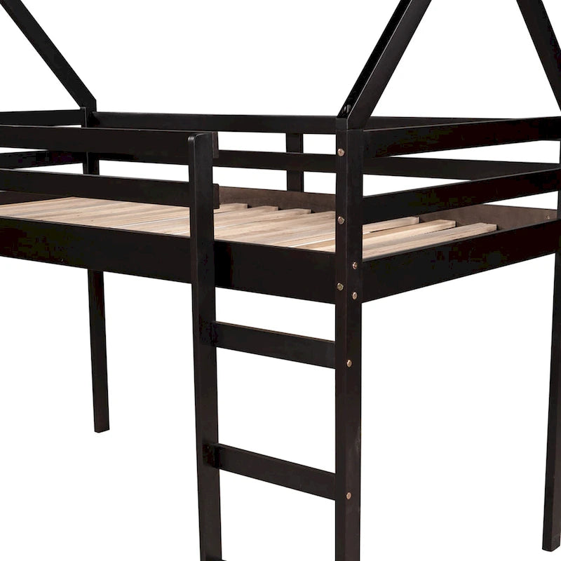 Twin Loft Bed with Slide