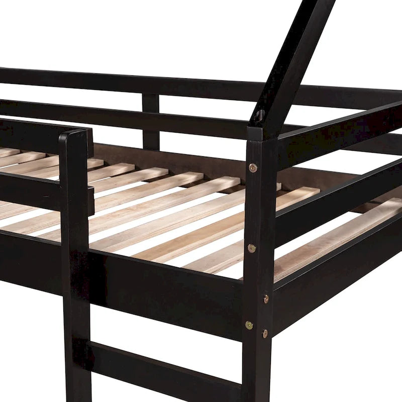 Twin Loft Bed with Slide