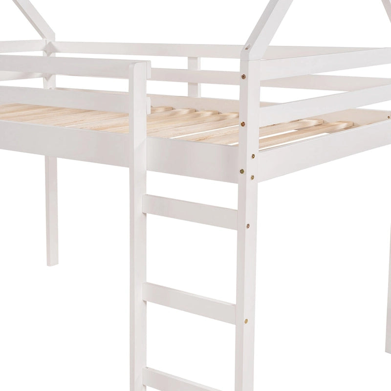 Twin Loft Bed with Slide